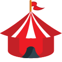 Circus Tent Free Open-Source SVG Icon