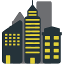 Cityscape Skyline Free Open-Source SVG Icon