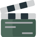 Clapper Board (Emoji One) Free Open-Source SVG Icon