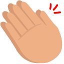 Clapping Hands Gesture Free Open-Source SVG Icon