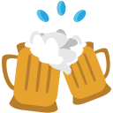 Clinking Beer Mugs Free Open-Source SVG Icon