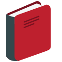 Closed Book Free Open-Source SVG Icon