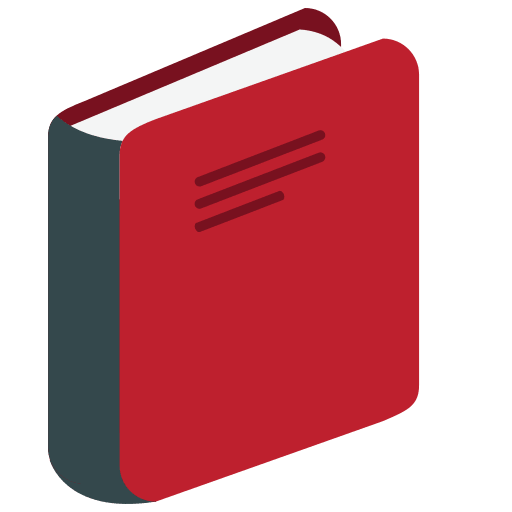 Closed Book Free Open-Source SVG Icon (Emoji One (v1))