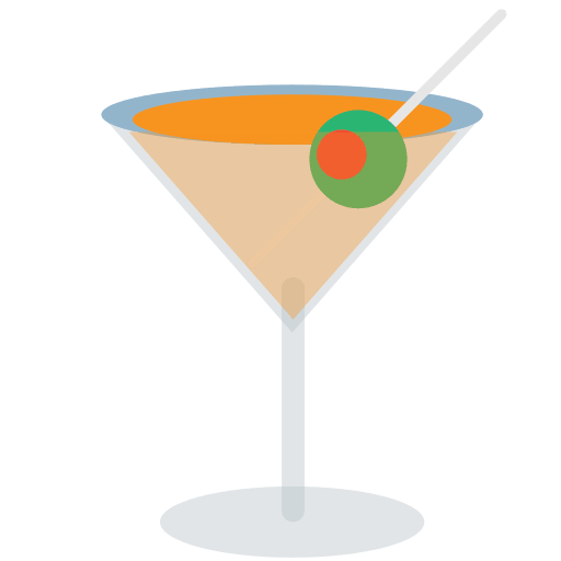 Cocktail Glass Free Open-Source SVG Icon (Emoji One (v1))