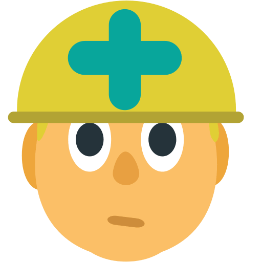 Construction Worker Free Open-Source SVG Icon (Emoji One (v1))