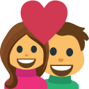 Couple With Heart Free Open-Source SVG Icon