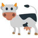 Cow Emoji Free Open-Source SVG Icon