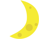 Crescent Moon Symbol Free Open-Source SVG Icon