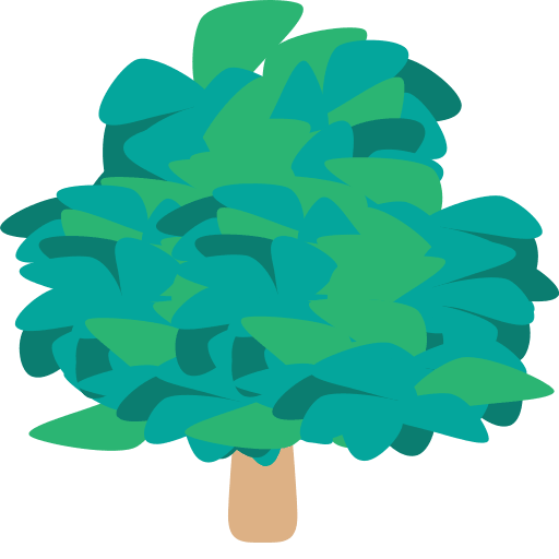 Deciduous Tree Free Open-Source SVG Icon (Emoji One (v1))