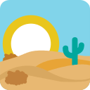 Desert Landscape Free Open-Source SVG Icon