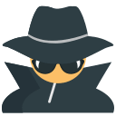 Detective Character Free Open-Source SVG Icon