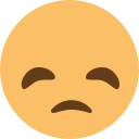 Disappointed Face Emoji Free Open-Source SVG Icon