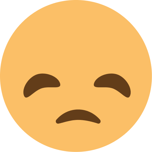 Disappointed Face Emoji Free Open-Source SVG Icon (Emoji One (v1))