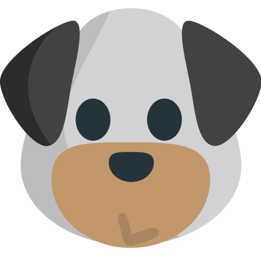 Dog Face Emoji Free Open-Source SVG Icon (Emoji One (v1))