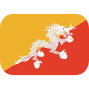 Flag of Bhutan Free Open-Source SVG Icon