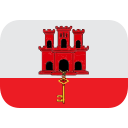 Gibraltar National Flag Free Open-Source SVG Icon