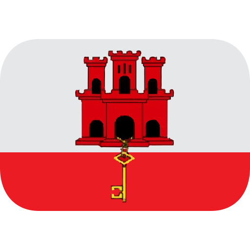 Gibraltar National Flag Free Open-Source SVG Icon (Emoji One (v1))