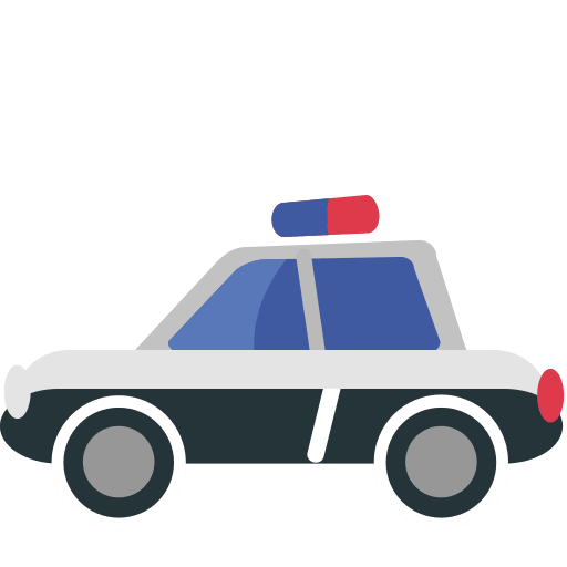 Police Car Free Open-Source SVG Icon (Emoji One (v1))