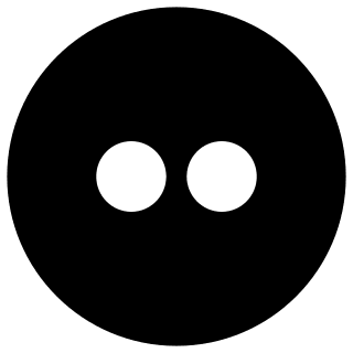 Flickr with Circle Frame Free Open-Source SVG Icon (Entypo+ Social)