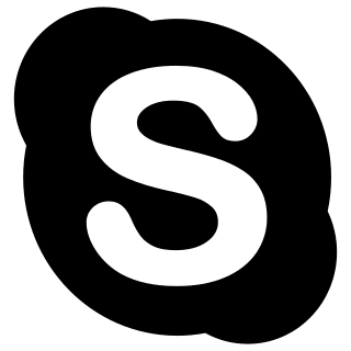 Skype Communication Platform Free Open-Source SVG Icon (Entypo+ Social)