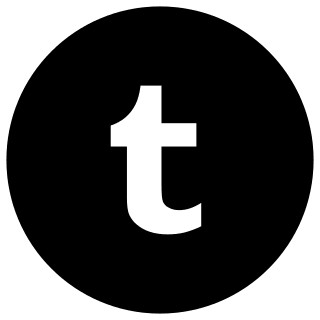 Tumblr Logo with Circle (Entypo+ Social) Free Open-Source SVG Icon (Entypo+ Social)