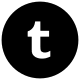 Tumblr Logo with Circle (Entypo+ Social) Free Open-Source SVG Icon