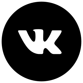 VK Social Media Logo with Circle Free Open-Source SVG Icon (Entypo+ Social)