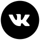 VK Social Media Logo with Circle Free Open-Source SVG Icon