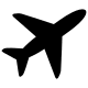 Aircraft (Entypo+) Free Open-Source SVG Icon