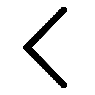 Thin Left Chevron Arrow (Entypo+) Free Open-Source SVG Icon (Entypo+)