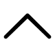 Thin Upward Chevron Arrow (Entypo+) Free Open-Source SVG Icon