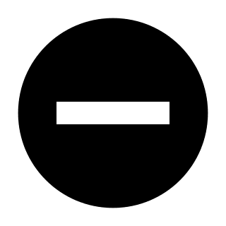 Circle with Minus Sign (Entypo+) Free Open-Source SVG Icon (Entypo+)