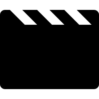 Clapperboard Film Slate Free Open-Source SVG Icon (Entypo+)