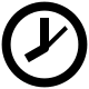 Clock Timepiece Free Open-Source SVG Icon