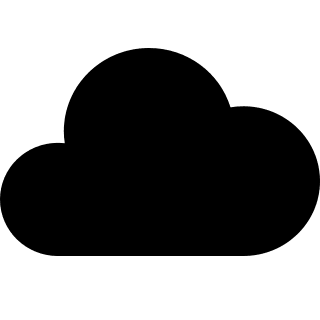 Cloud Symbol Free Open-Source SVG Icon (Entypo+)