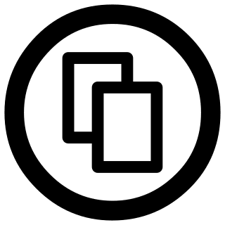 Creative Commons Share Symbol Free Open-Source SVG Icon (Entypo+)