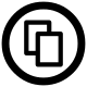 Creative Commons Share Symbol Free Open-Source SVG Icon