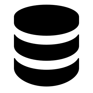 Database Storage System Free Open-Source SVG Icon (Entypo+)
