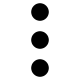 Three Vertical Dots (Entypo+) Free Open-Source SVG Icon