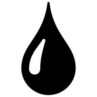 Water Drop Symbol (Entypo+) Free Open-Source SVG Icon (Entypo+)