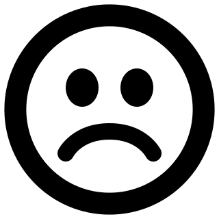 Sad Emoji (Entypo+) Free Open-Source SVG Icon (Entypo+)