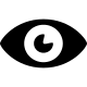 Eye Symbol (Entypo+) Free Open-Source SVG Icon