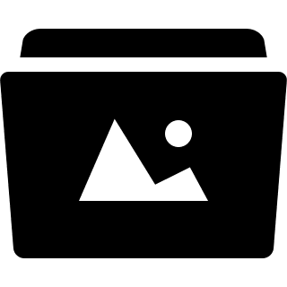 Image Folder Free Open-Source SVG Icon (Entypo+)