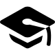 Graduation Cap (Entypo+) Free Open-Source SVG Icon