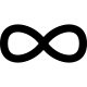 Infinity Symbol Free Open-Source SVG Icon