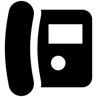 Landline Telephone Free Open-Source SVG Icon (Entypo+)