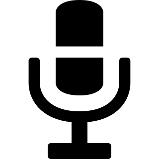 Microphone (Entypo+) Free Open-Source SVG Icon (Entypo+)