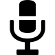 Microphone (Entypo+) Free Open-Source SVG Icon