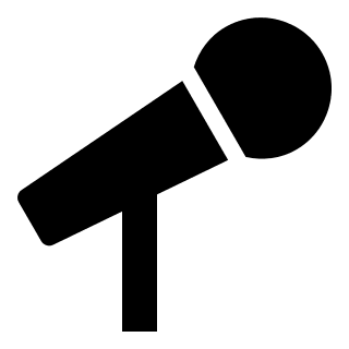 Modern Microphone (Entypo+) Free Open-Source SVG Icon (Entypo+)