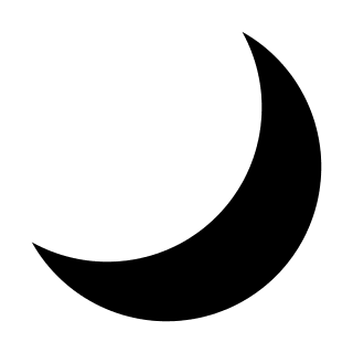 Moon Symbol Free Open-Source SVG Icon (Entypo+)